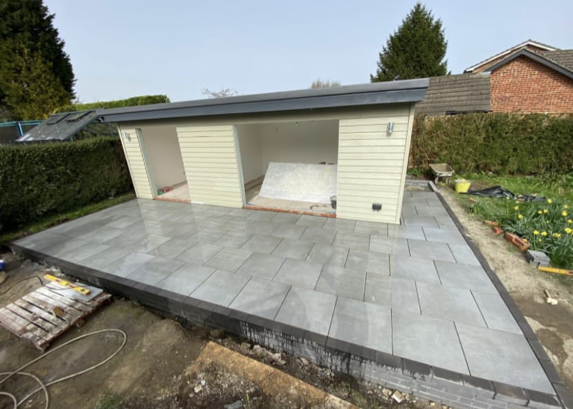 Completed exterior improvement